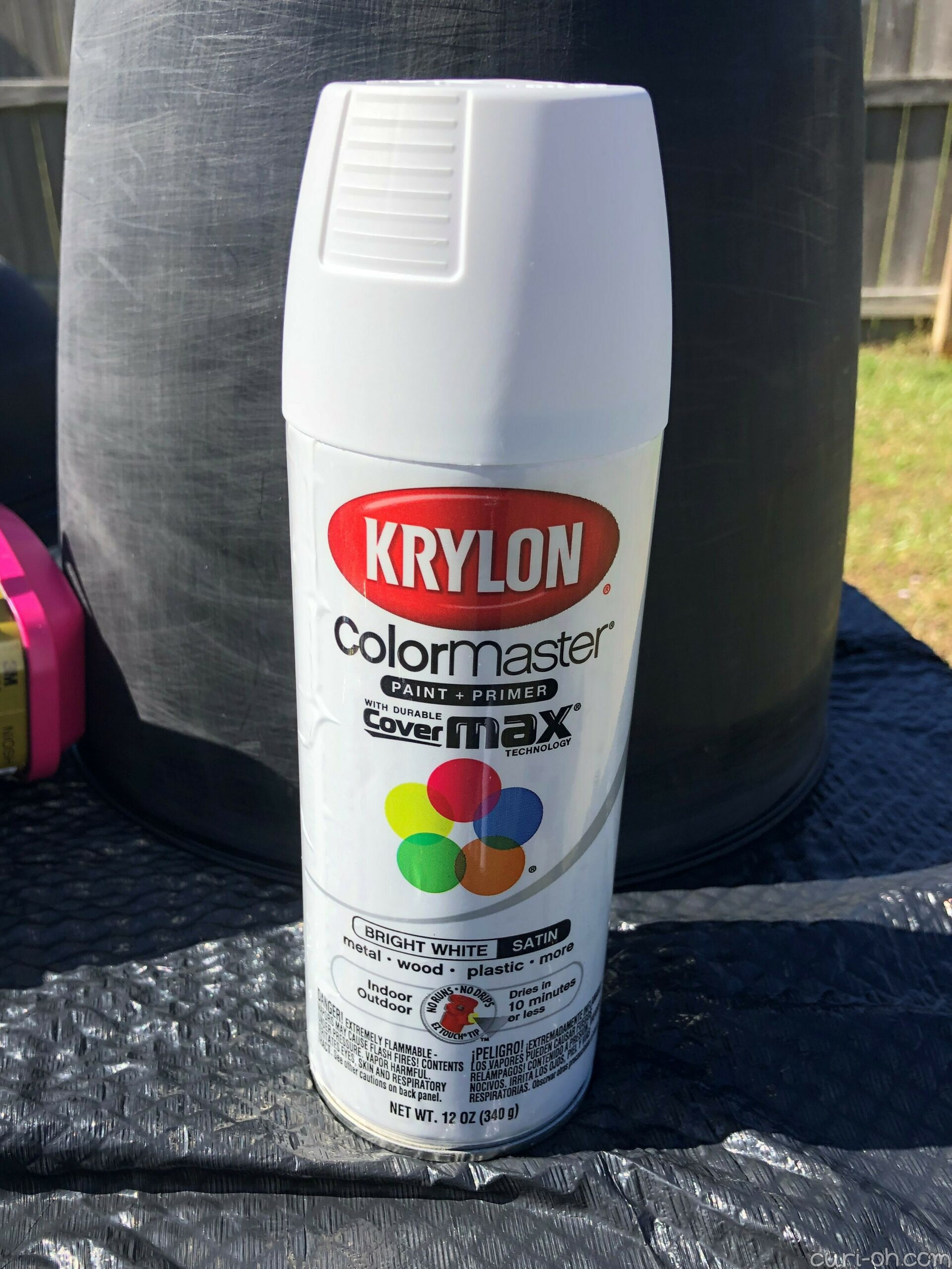 Krylon ColorMaster Satin Crystal Clear Acrylic Paint + Primer