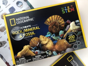 A Look Inside the National Geographic Ultimate Rock, Mineral, & Fossil Kit